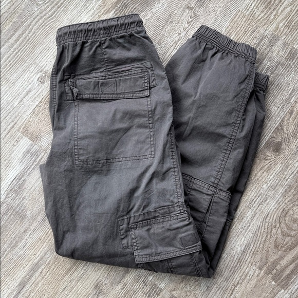 Garage Pants - Garage Women's Harlowe Charcoal Parachute Cargo Pant~XS